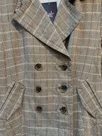 KappAhl Plaid Double-Breasted Blazer