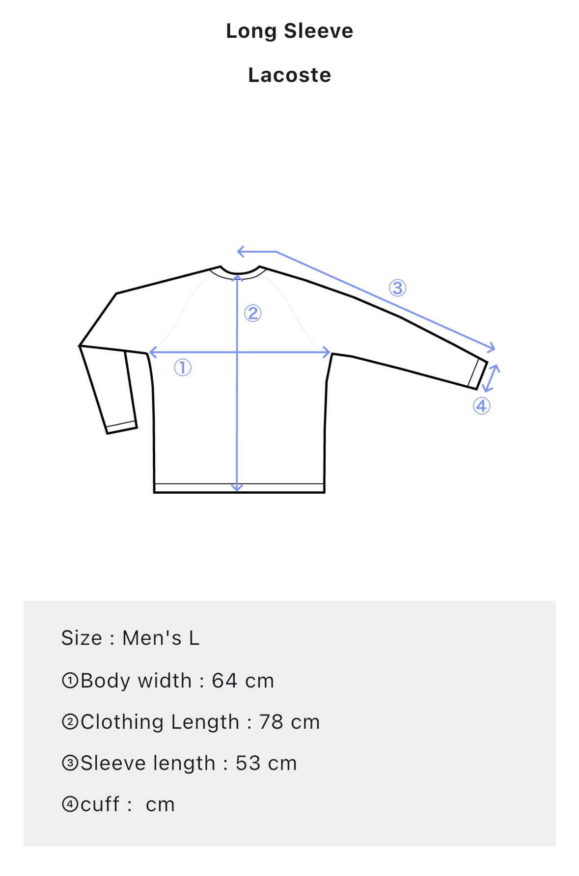Mens Vintage Lacoste Sweater