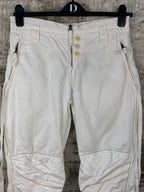 MARITHE FRANCOIS GIRBAUD Womens Y2K White Pants