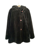 Avantina Hooded Faux Fur Coat