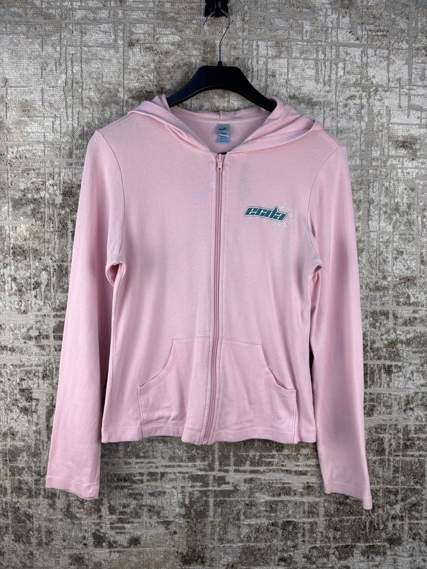 Women’s Y2K Kavio Pink Zip Hoodie