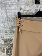 Womens Vintage Martinelli Beige Brown Wide Leg Trousers