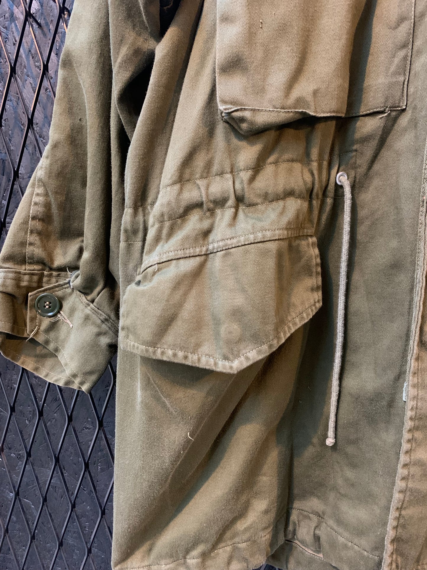 Vintage Men's XL Military Green Field Jacket