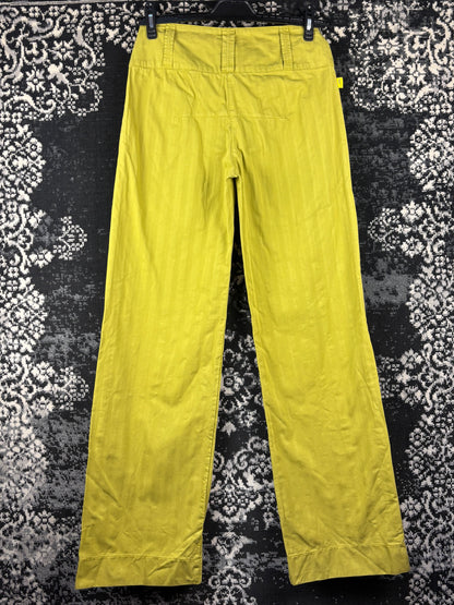 Women's Vintage Long Lime Green Trousers