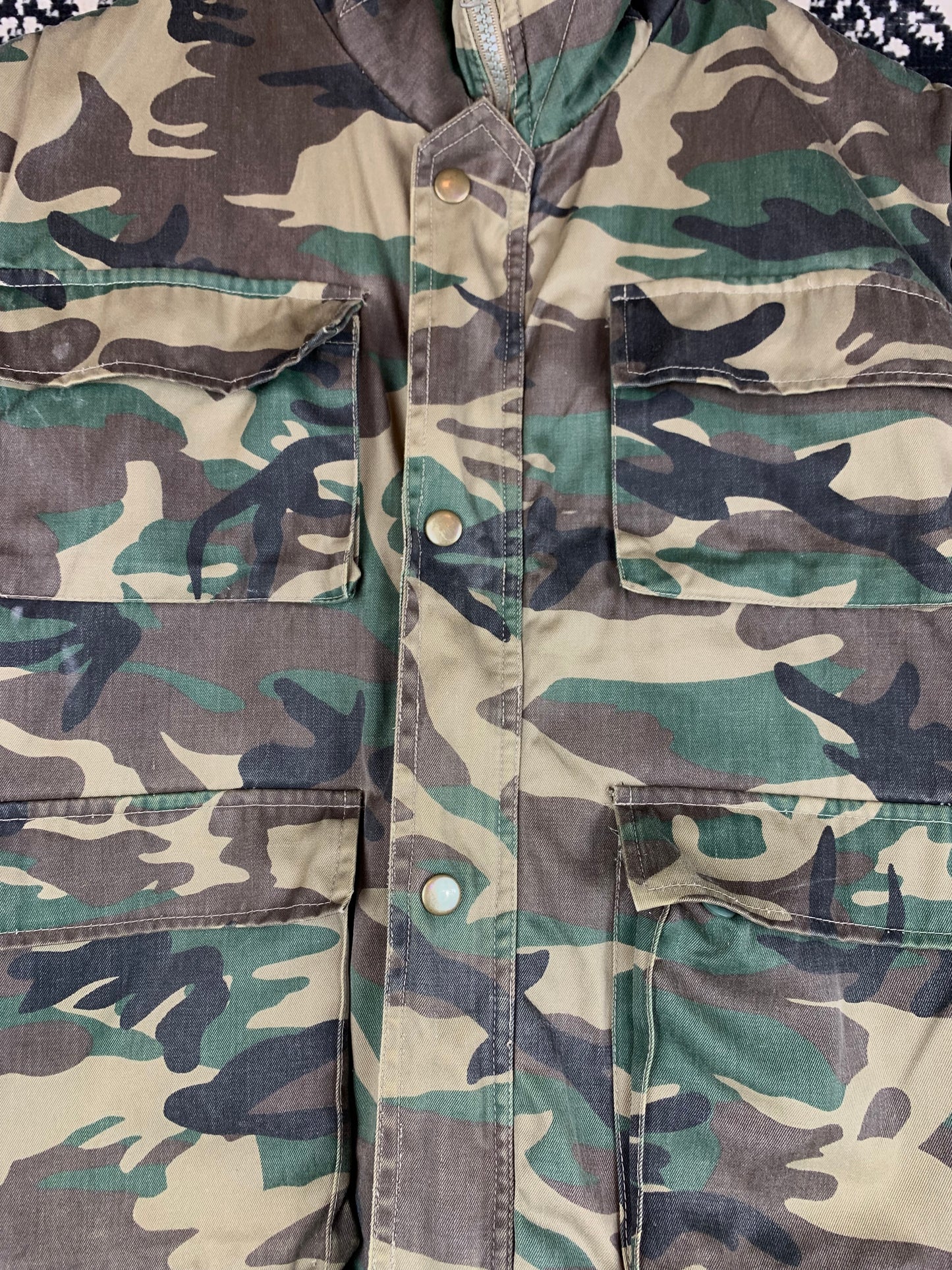Men's Y2K Military Camo Utility Vest