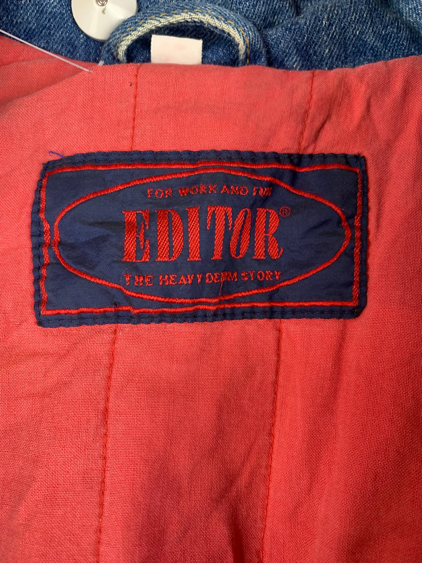 Vintage Editor Heavy Denim Coat