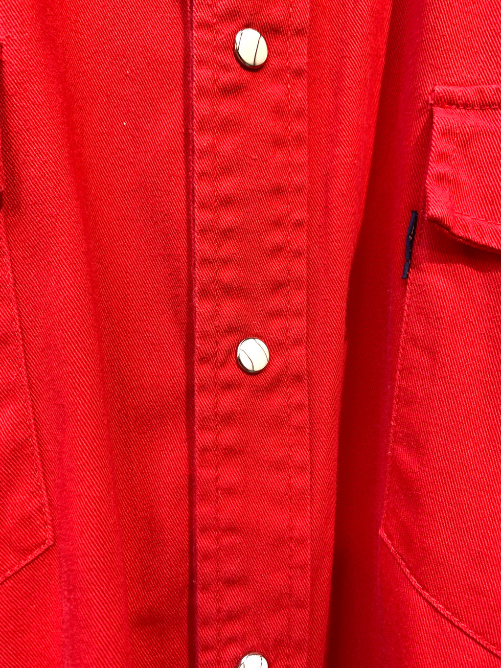 Petrol Denim Western Snap Shirt
