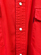Petrol Denim Western Snap Shirt
