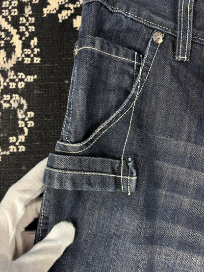 LOUCO JEANS Dark Blue Cargo Style Denim Jeans