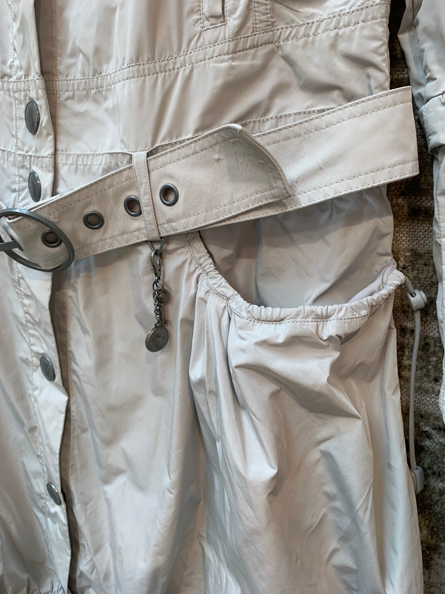 Cop.Copine Ligne Extreme Hooded Belted Coat