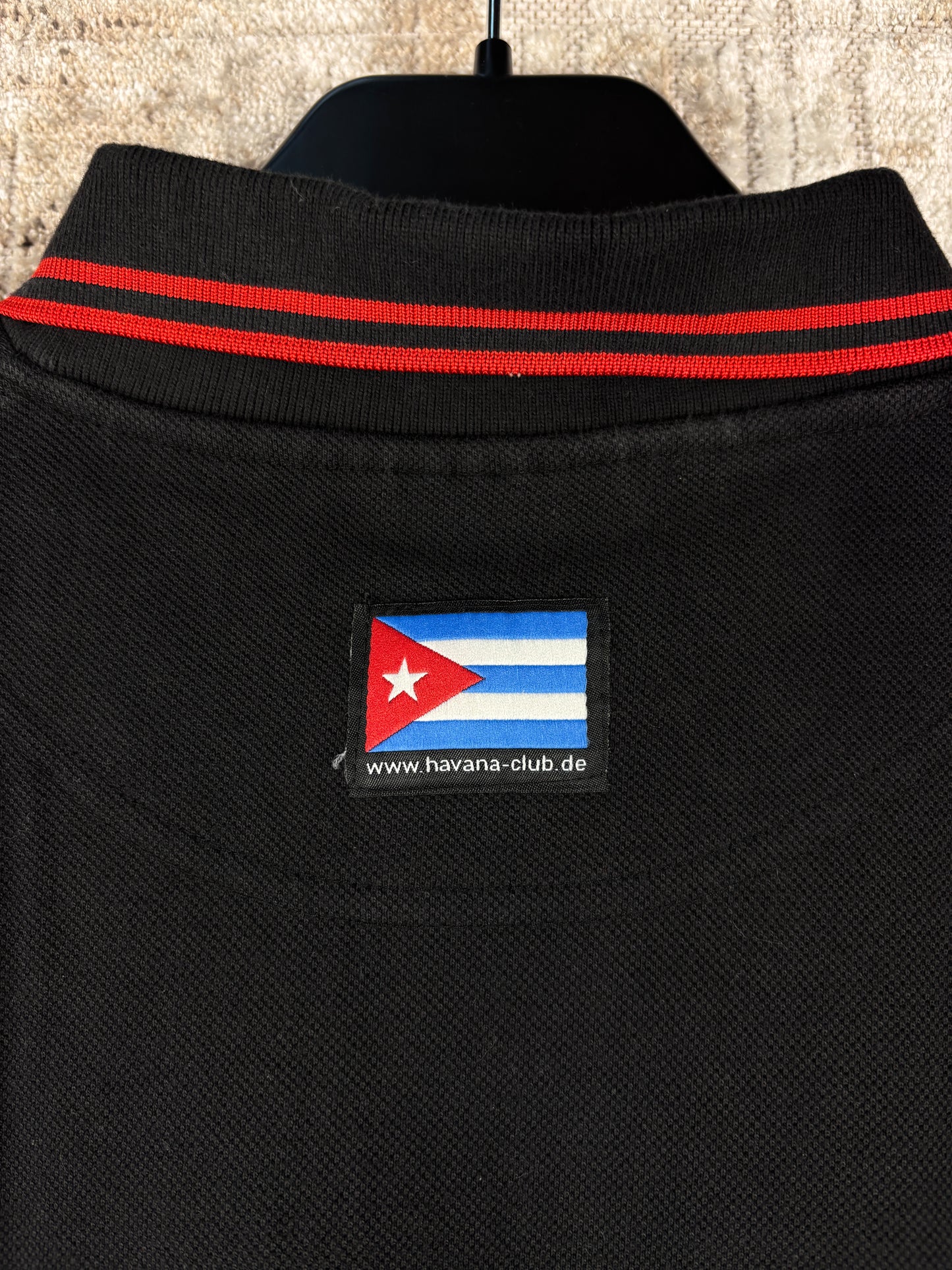 Mens Havana Club Black Polo Shirt