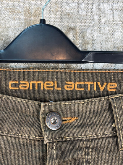 Mens Vintage Camel Active Brown Jeans