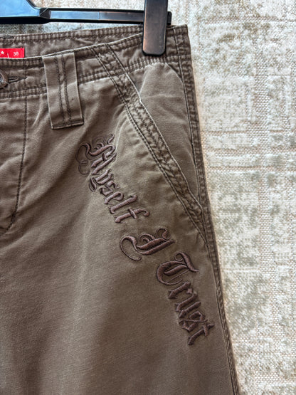 Celio Y2K Embroidered Cargo Pants