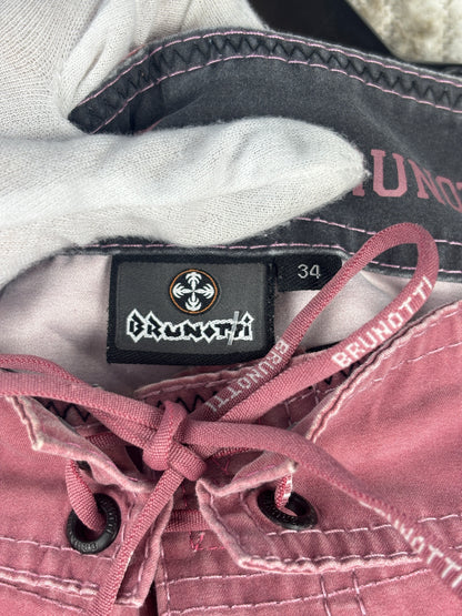 Mens Y2K Brunotti Pink Surf Shorts