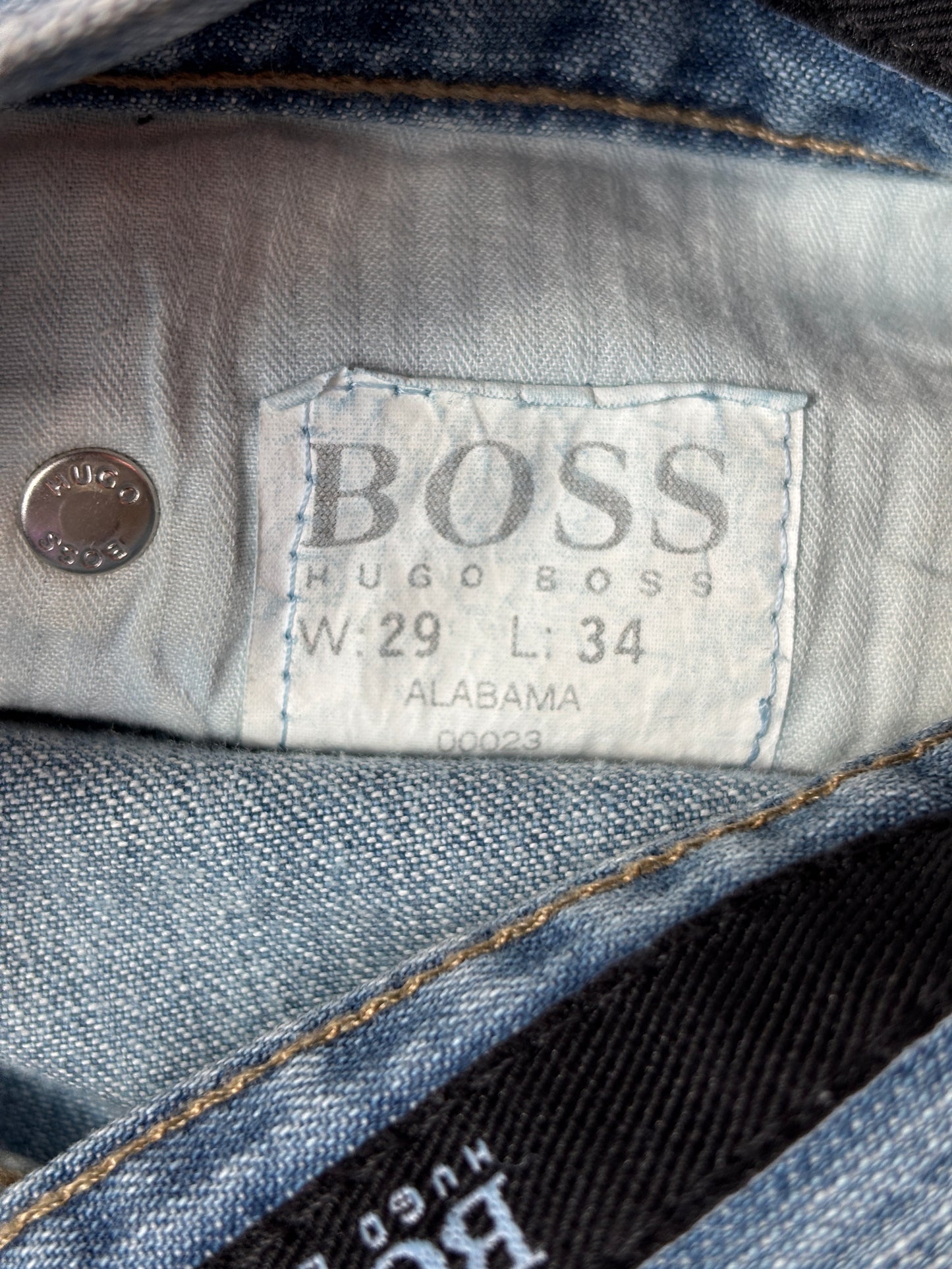 Women's Y2K Hugo Boss Light Wash Straight Leg Jeans