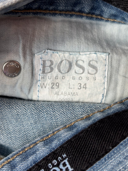 Women's Y2K Hugo Boss Light Wash Straight Leg Jeans