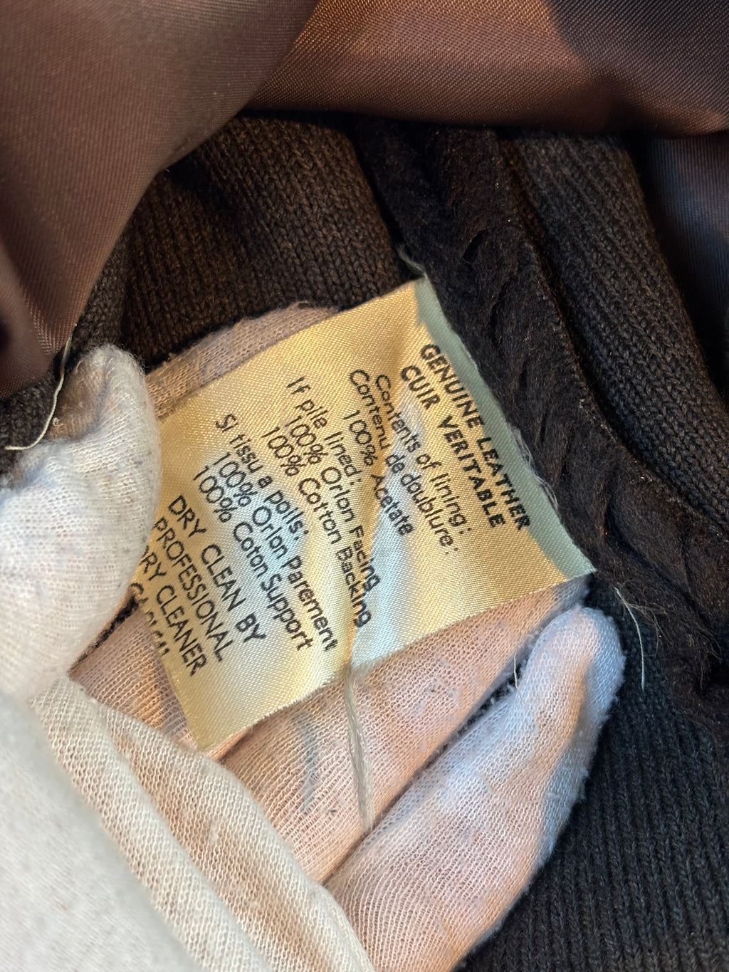 Vintage Coast Sportswear Leather Coat