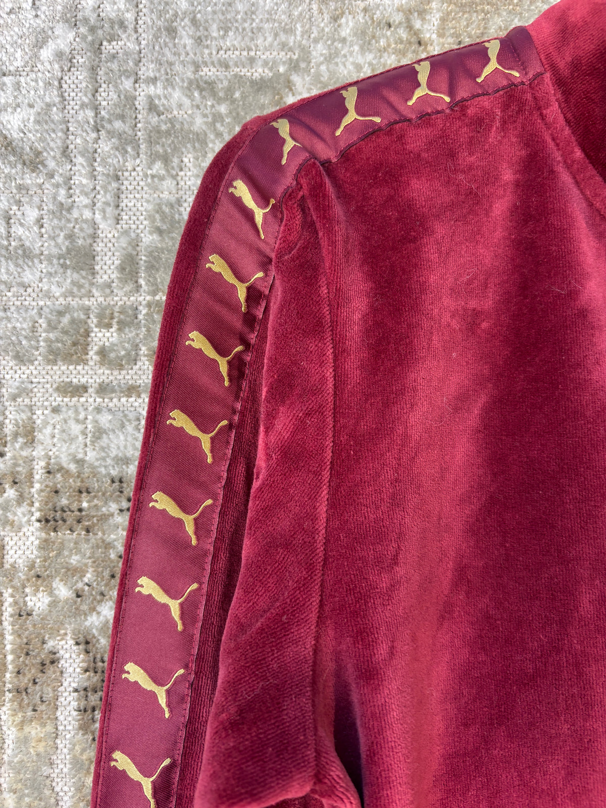 Puma Velour Zip Track Jacket