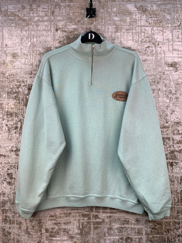 LEVIS Teal Quarter Zip Sweatshirt