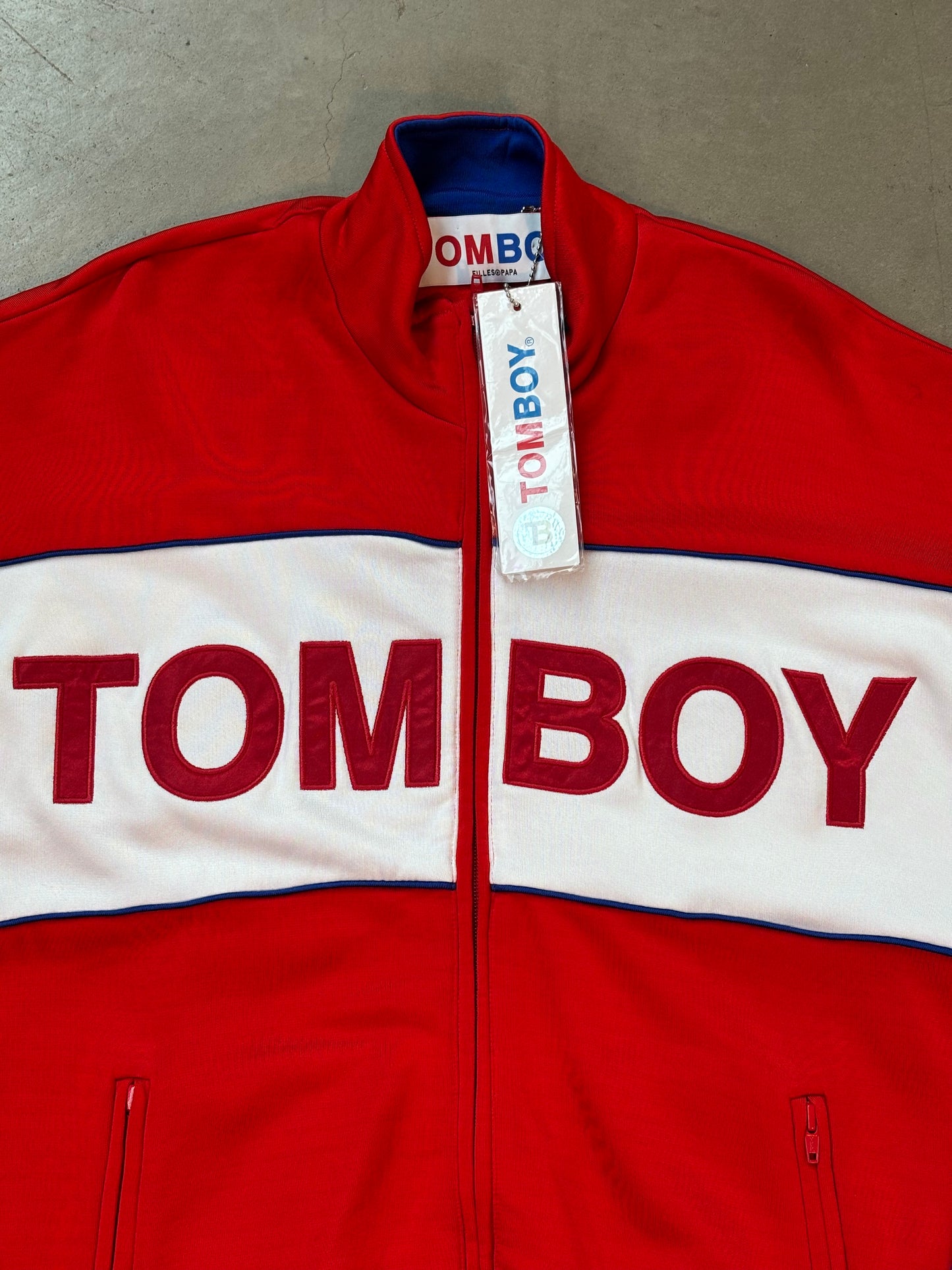 TOMBOY Red Blue White Track Jacket
