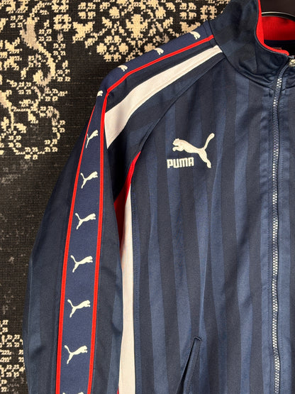 Men's Vintage Puma Dark Blue Track Jacket