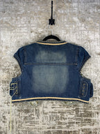 Women's Vintage Y2K Denim Vest