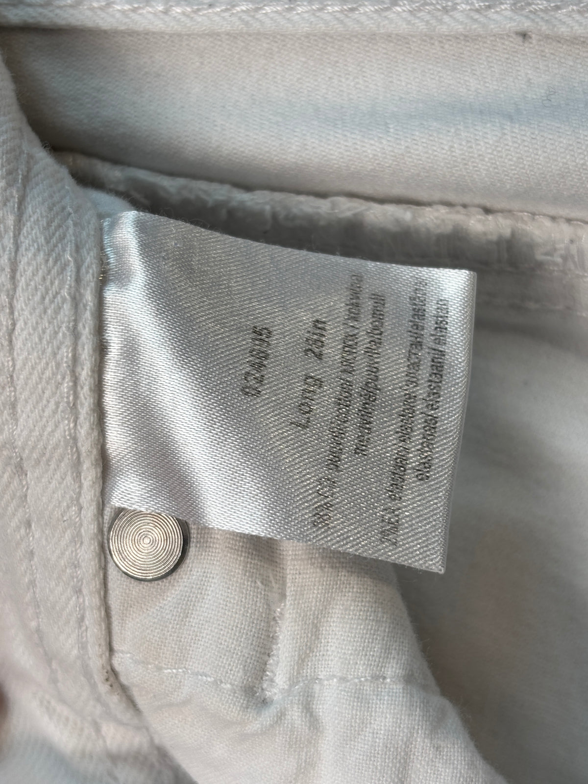 PRPS White Embroidered Straight Jeans