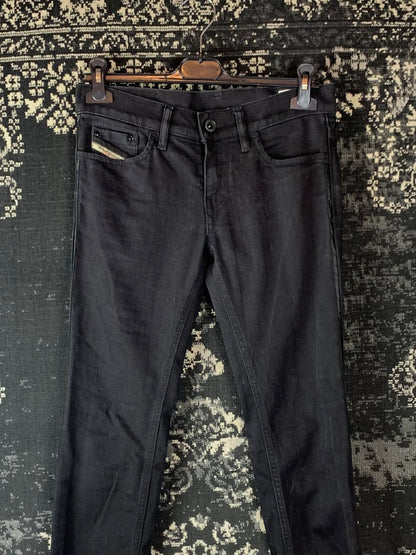 Y2K Women's Diesel Industry Dark Grey Slim Fit Jeans