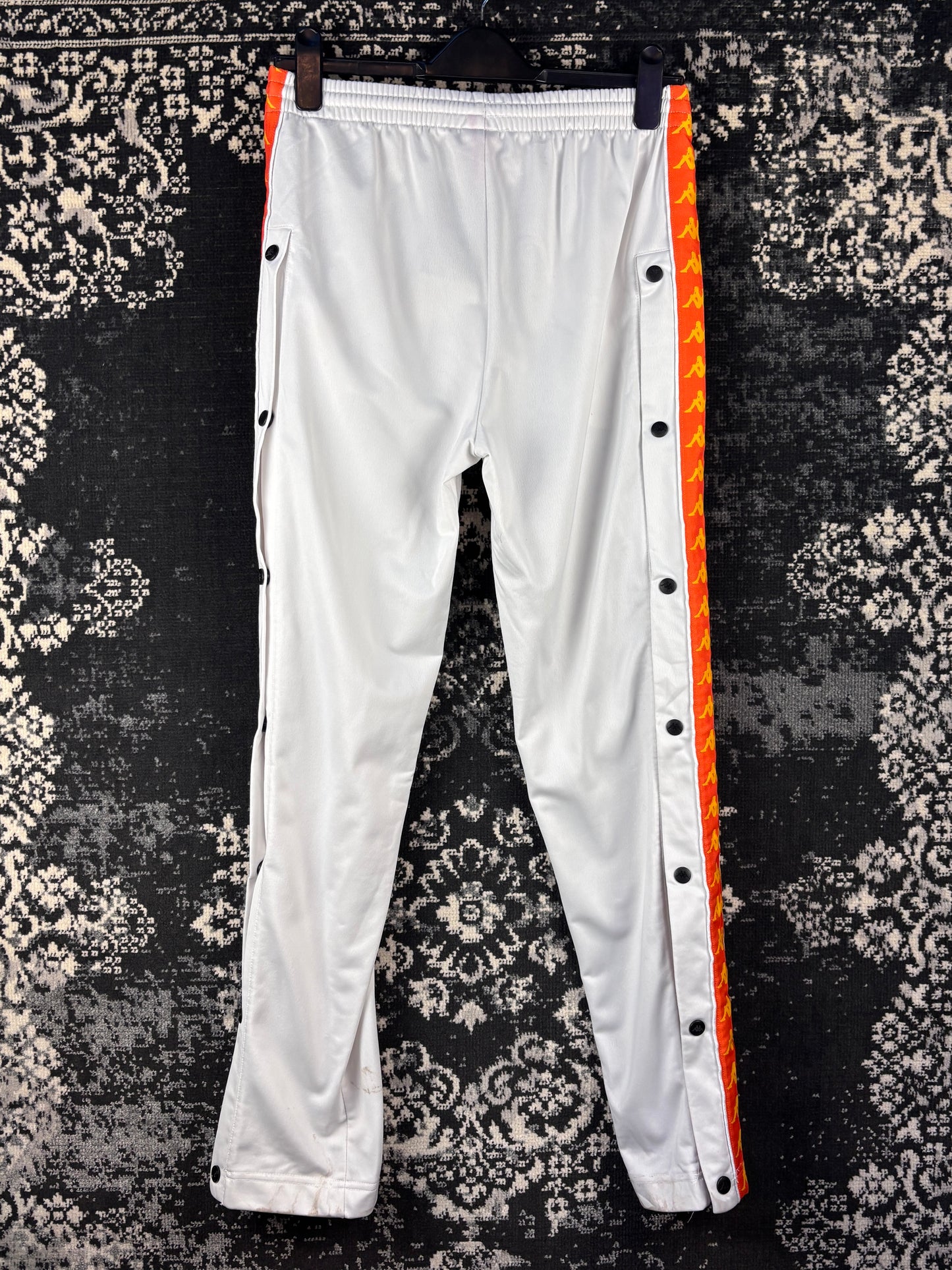 Men's Vintage Kappa White Track Pants