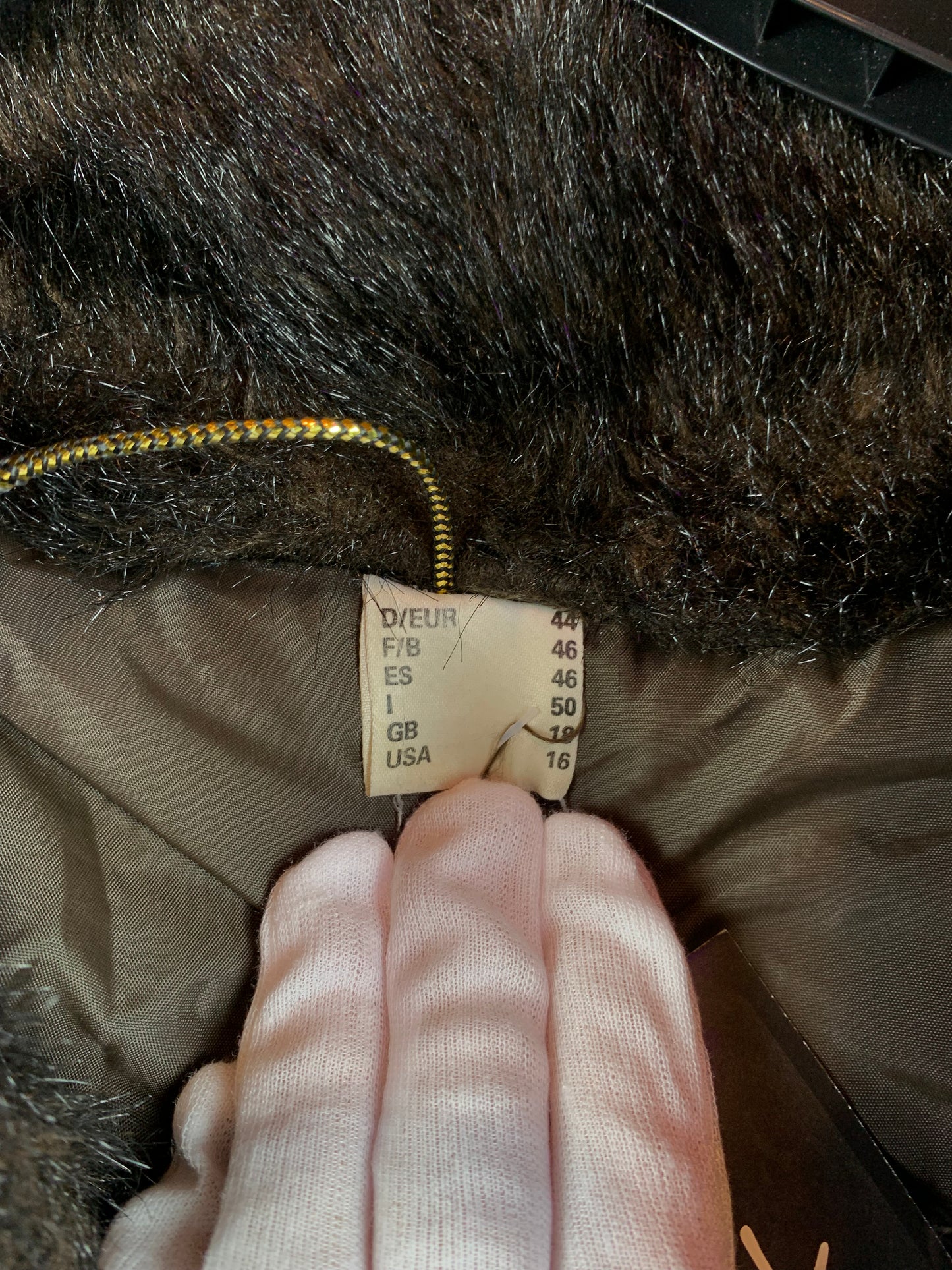 Vintage Women's Faux Fur Coat