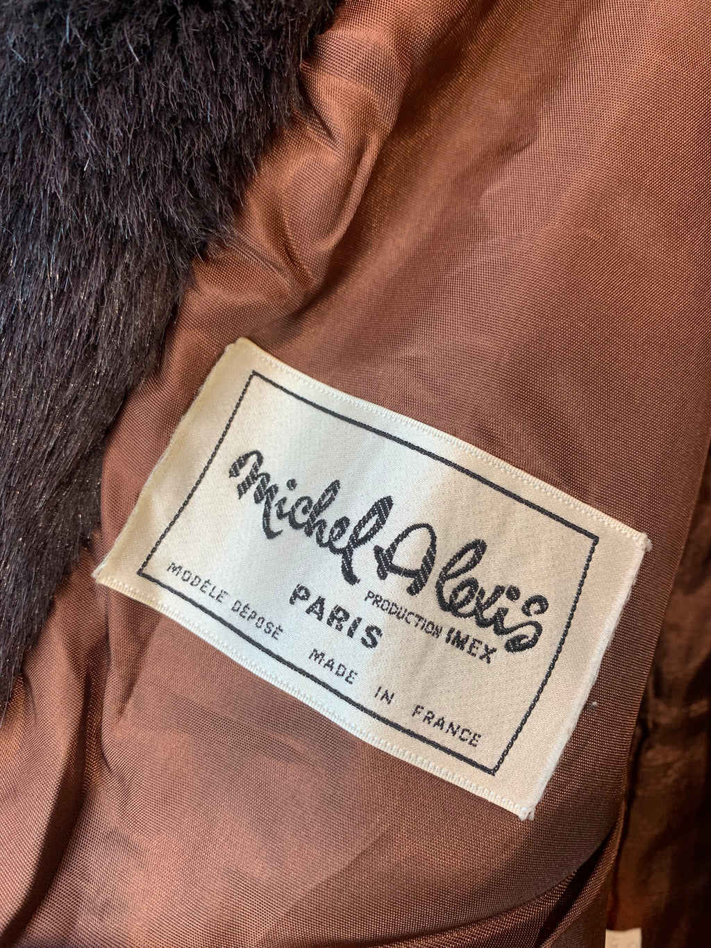 Michel Alexis Faux Fur Coat