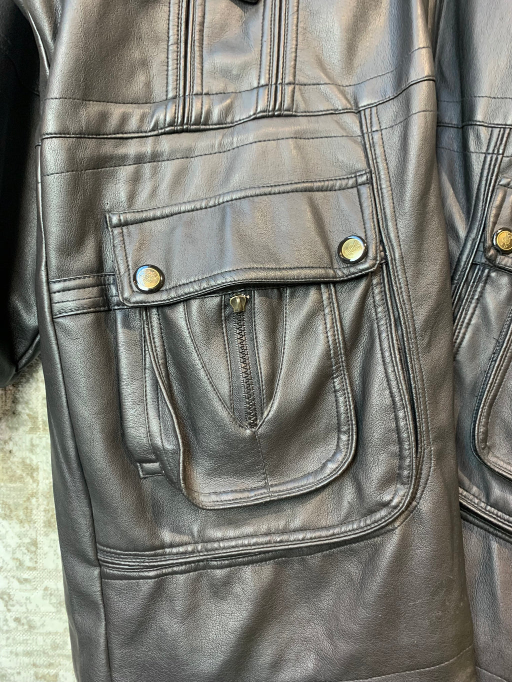 Succedeir Utility Leather Jacket