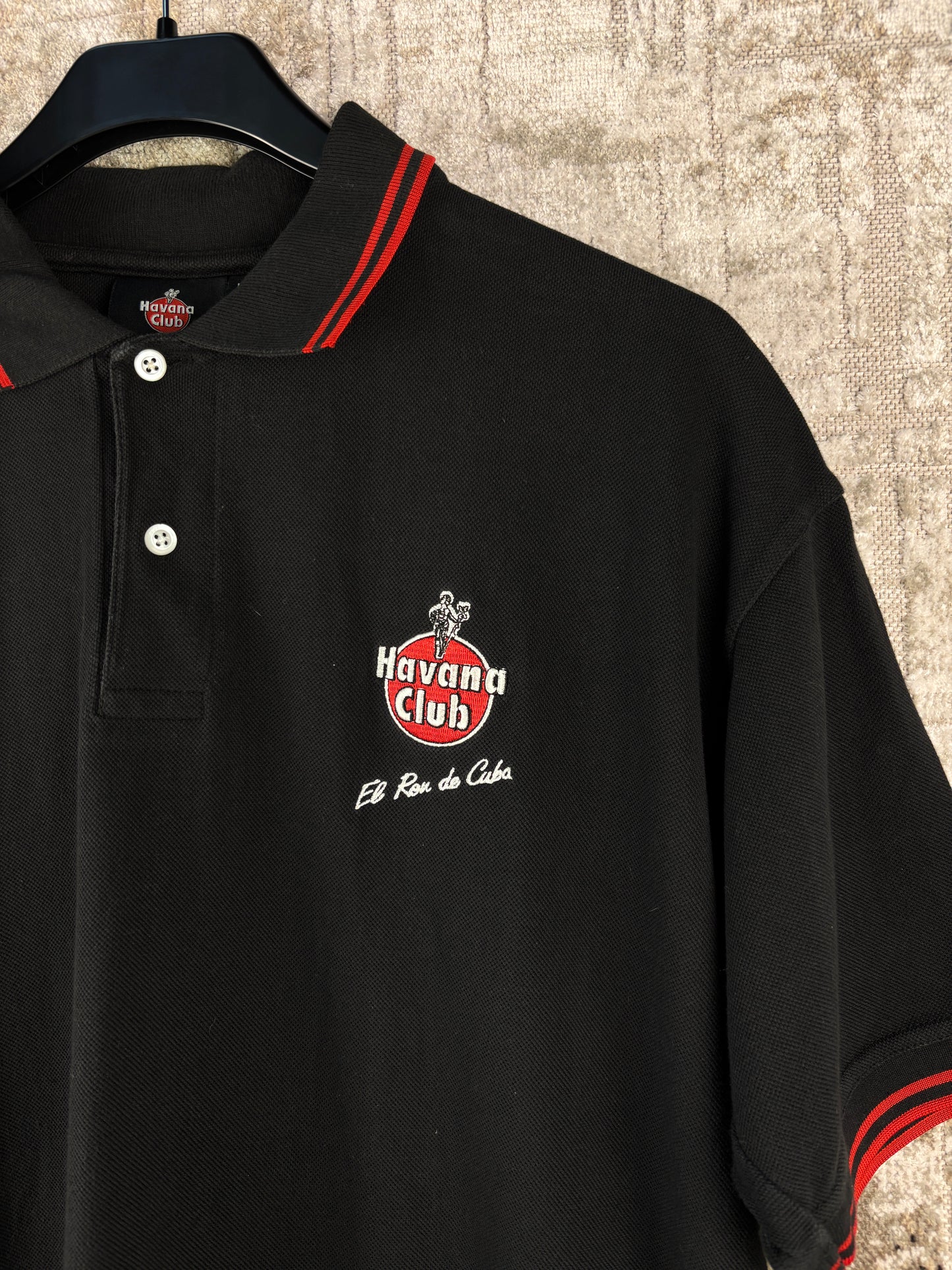 Mens Havana Club Black Polo Shirt