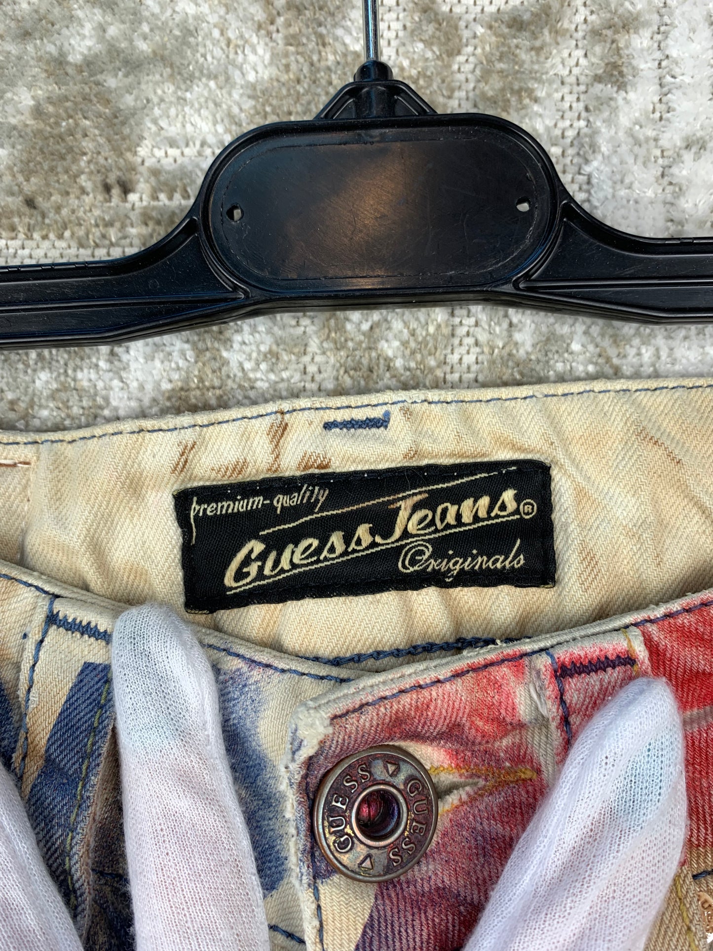 Women's Y2K Guess American Flag Shorts