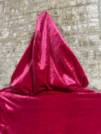 Y2K Metallic Velvet Zip Hoodie