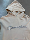 Champion Beige Hoodie Sweatshirt