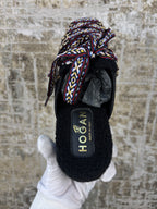 Hogan H466 Platform Lace Up Mules