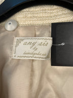 Womens Vintage Any Sis White Blazer