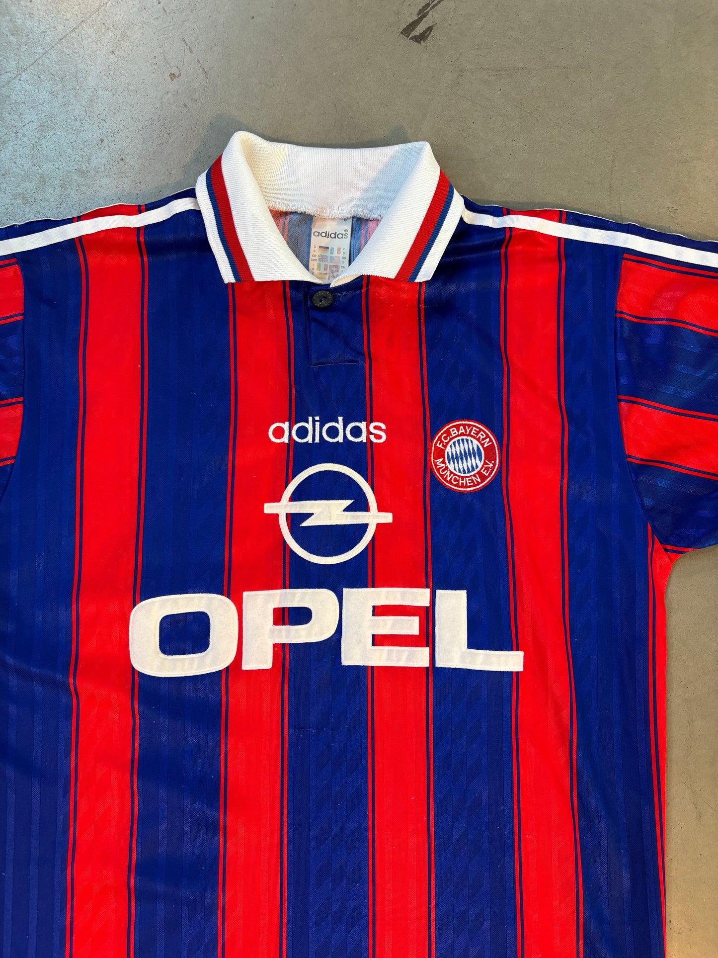 Vintage Adidas Bayern Munich Opel Jersey