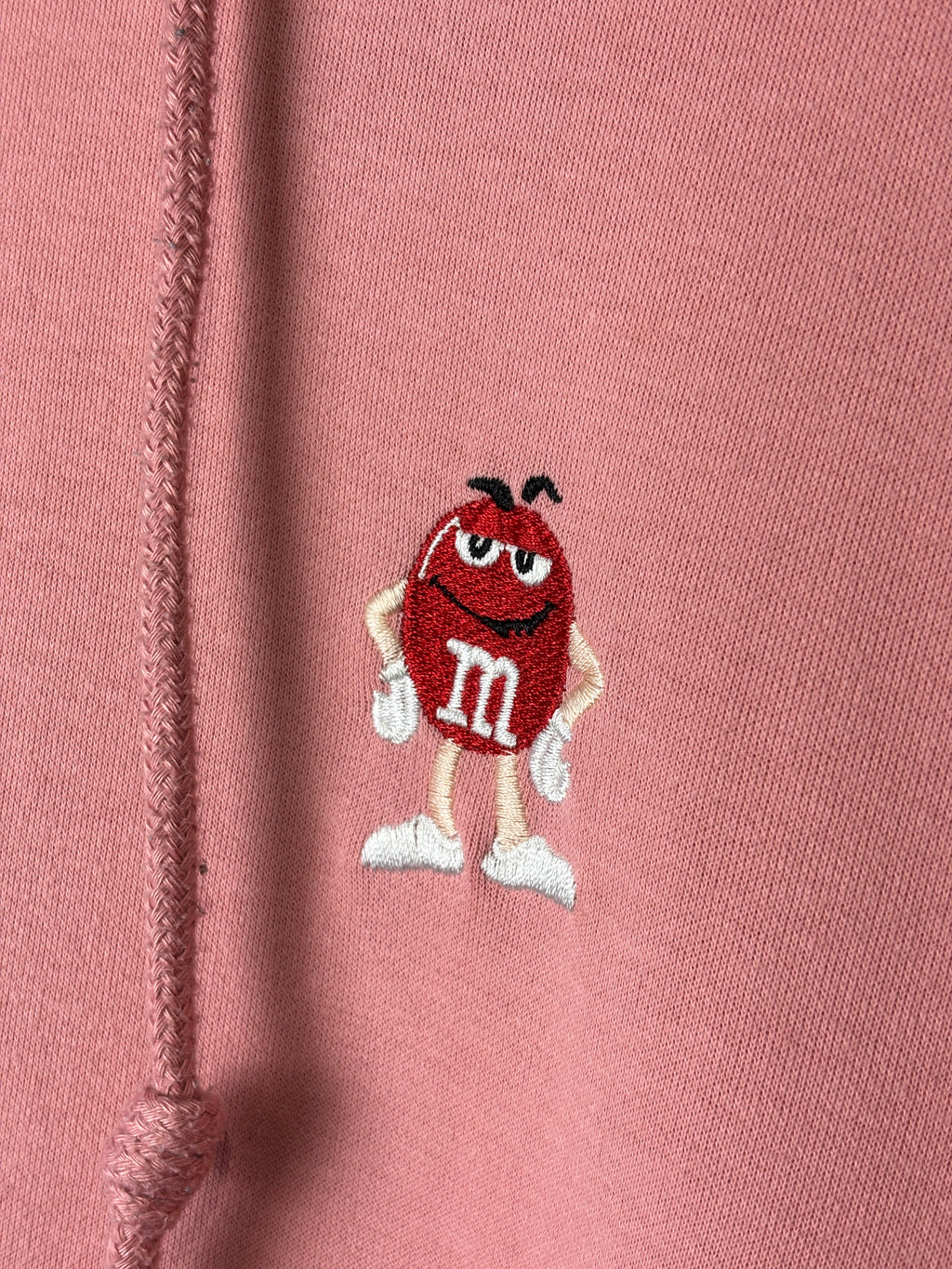 M&M's Pink Taped Sleeve Hoodie