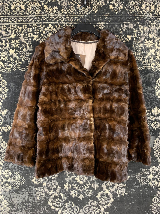Women's Dark Brown Fur Jacket
