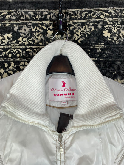 Tally Weijl Y2K White Puffer Vest