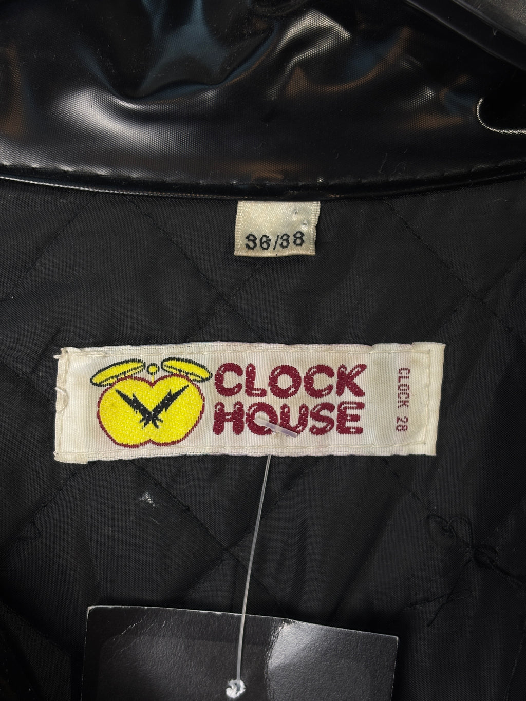 Clock House Glossy PVC Zip-Up Jacket