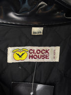 Clock House Glossy PVC Zip-Up Jacket