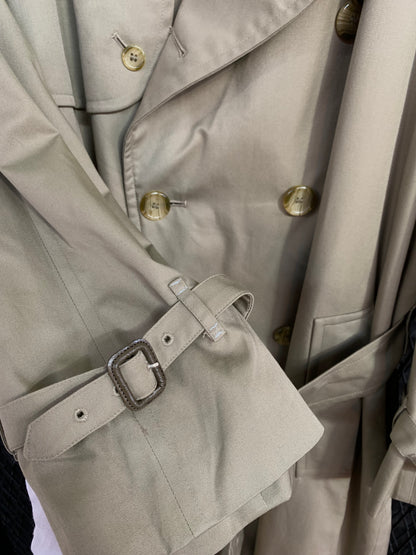 Vintage Burberrys Beige Long Trench Coat