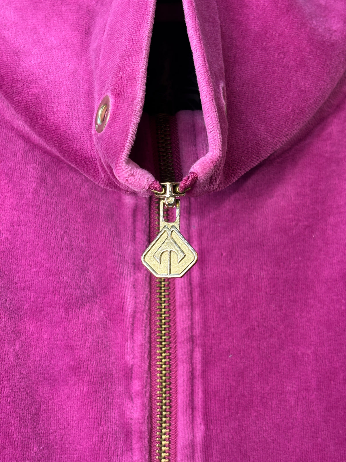 Warp Y2K Velour Track Jacket