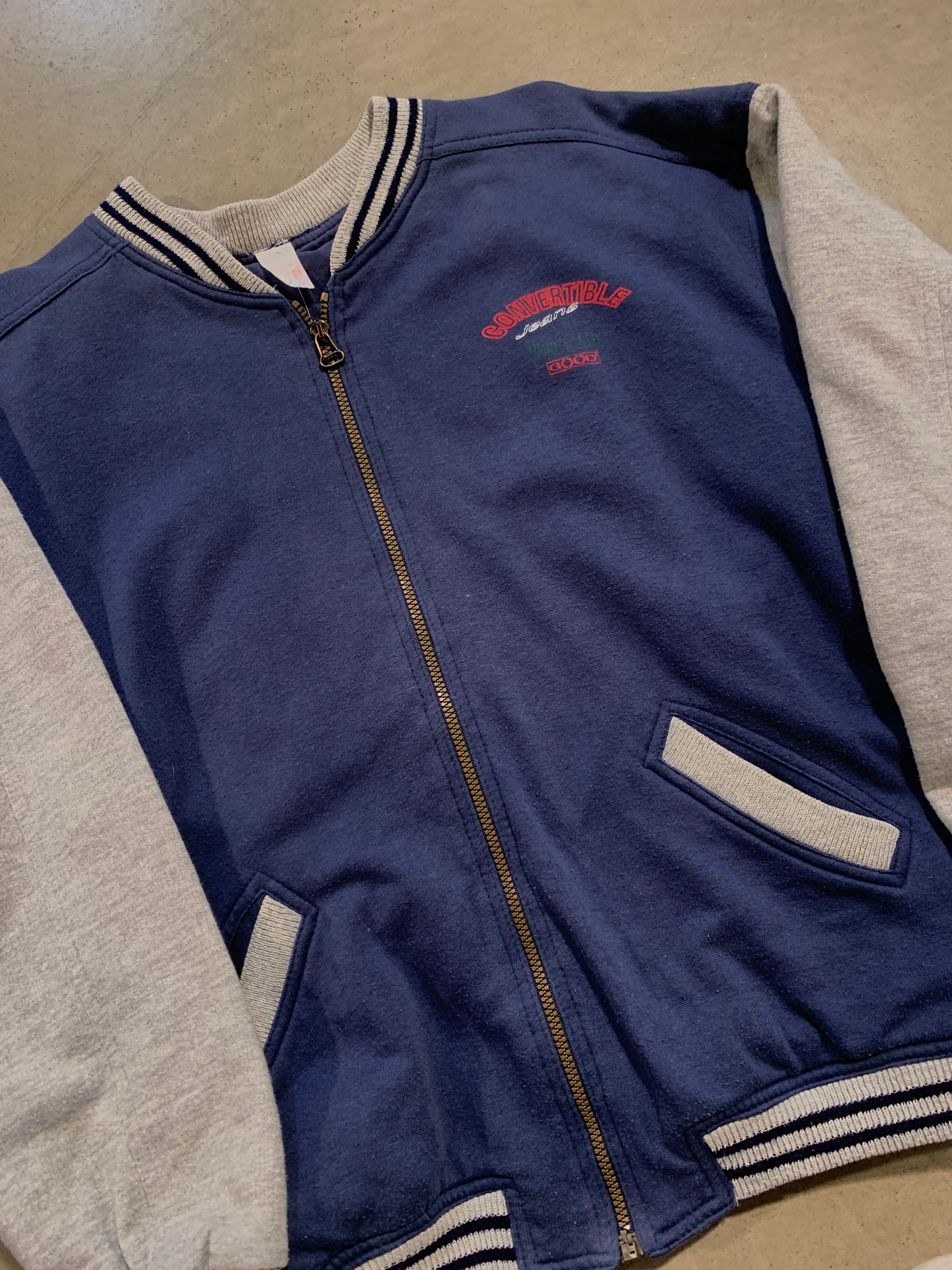 Men's Vintage Convertible Bomber Jacket