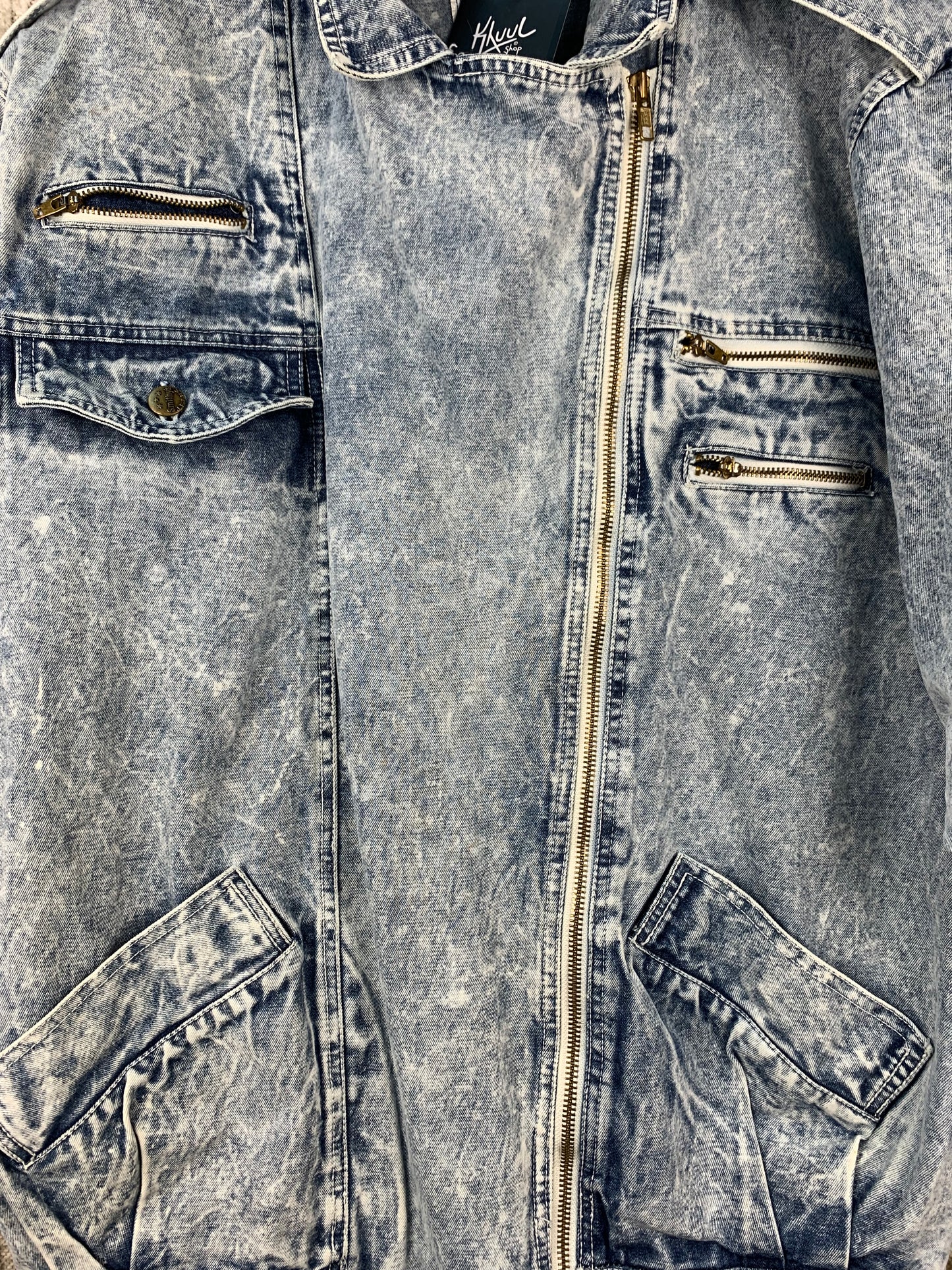 SMITHY'S Mens Light Washed Jean Jacket