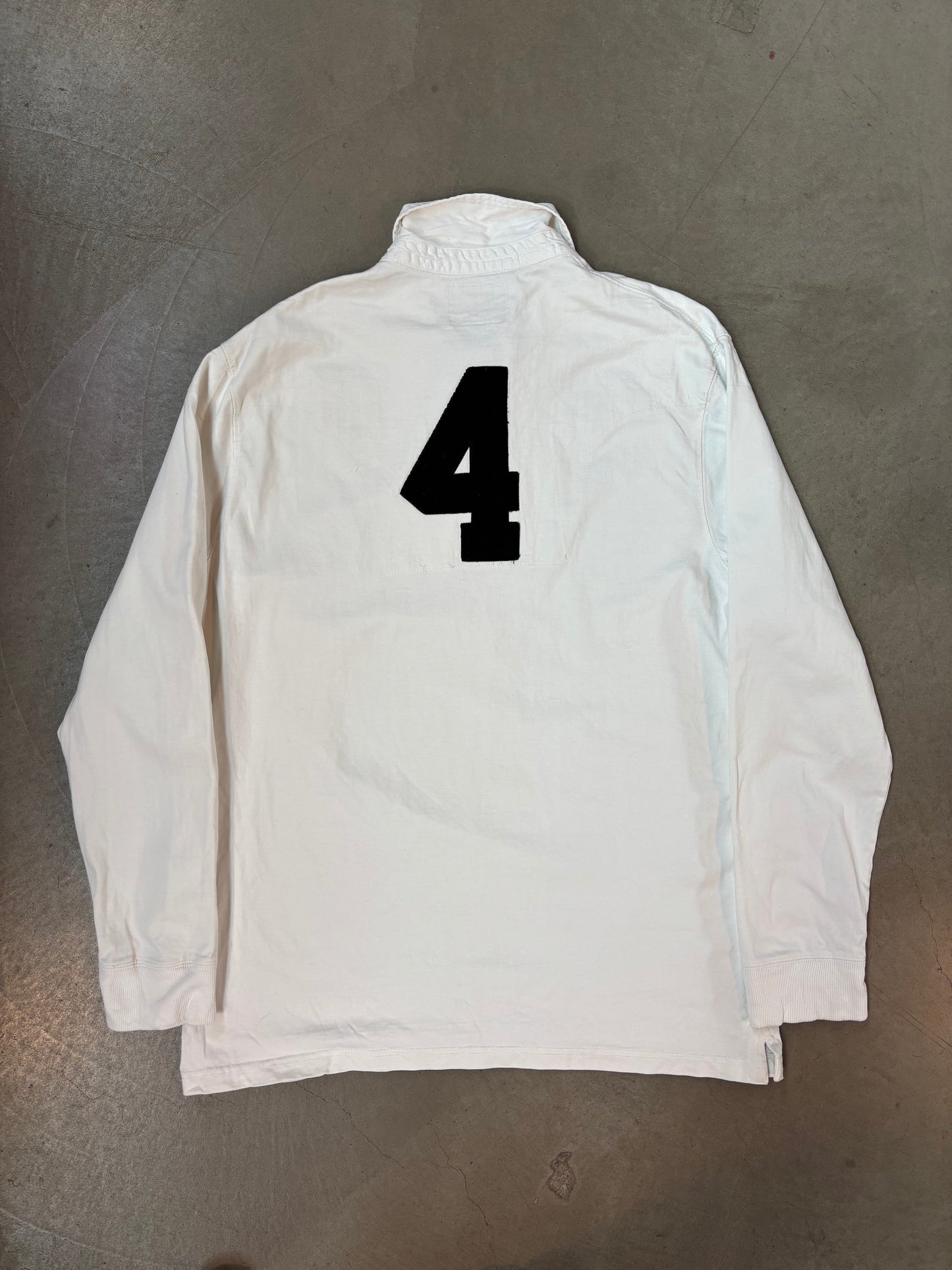 Coast White Long Sleeve Rugby Shirt