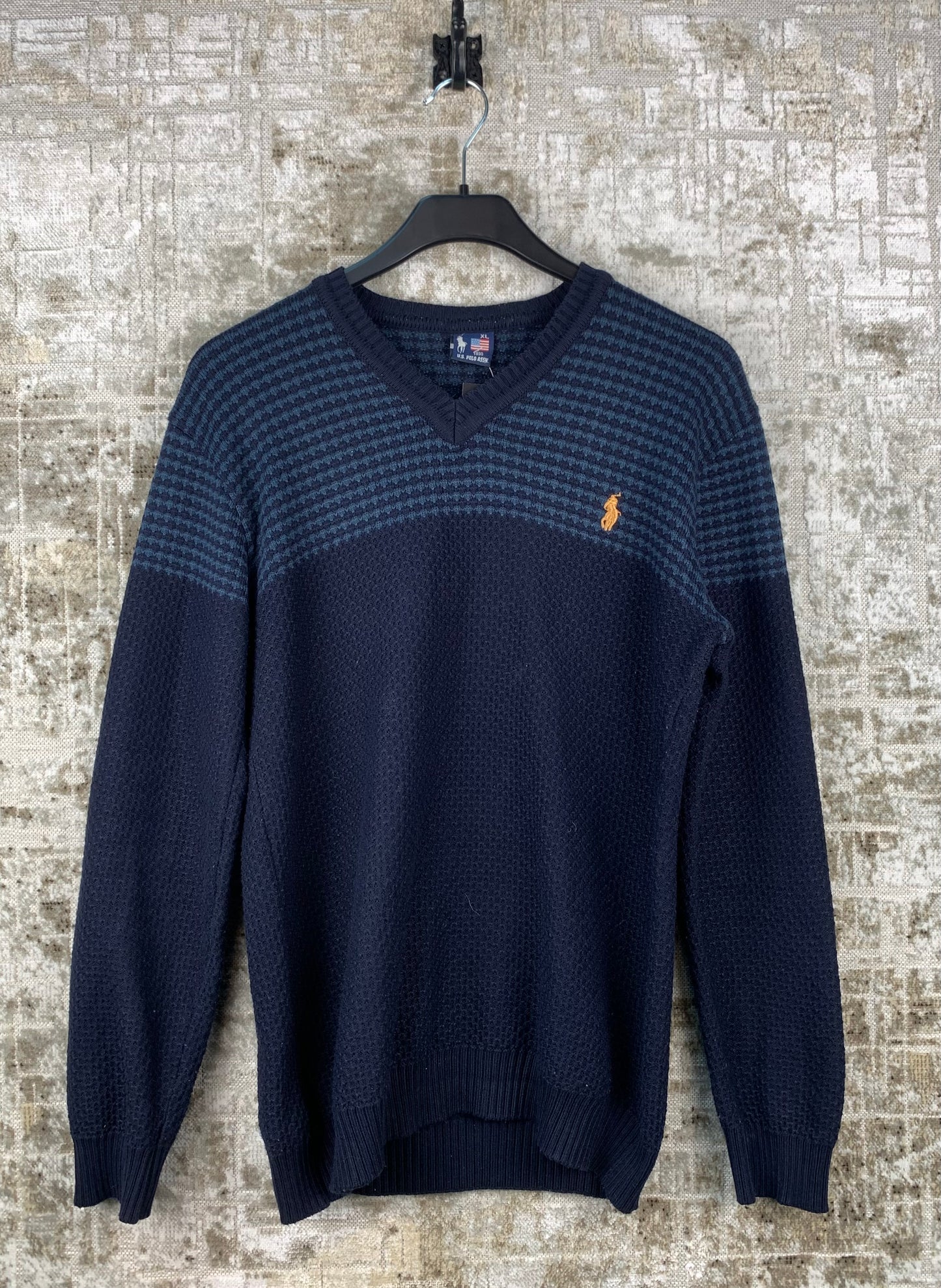 U.S. POLO ASSN. Mens Navy Sweater